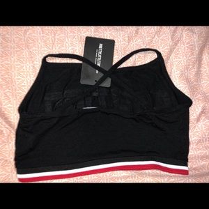 PrettyLittleThing Tops - Caution Crop Top PrettyLittleThing Tops - Caution Crop Top